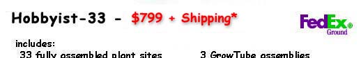 Hobbyist System pricing
